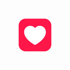 heart love favorite like icon vector sign