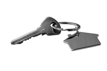 Key of house isolated on white
