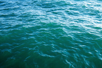 Obraz premium Blue sea water background texture