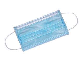 Doctor mask and corona virus protection isolated on a white background