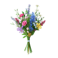 Vibrant floral bouquet colorful flowers spring blossoms