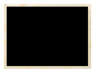 Blank old photo isolated on white background