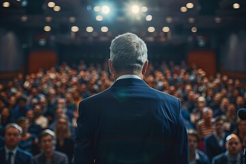 Keynote Speaker Addresses Audience at Business and Entrepreneurship Symposium