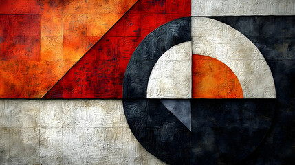 Abstract Art: Bold Colors & Geometric Shapes