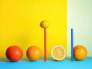 Witty visual pun combining everyday objects in a humorous and creative way, bright and lighthearted