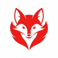 Obraz premium vector-silhouette-of red white playful cute fox