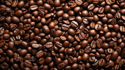 Obraz premium roasted coffee beans background