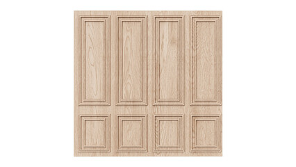 Blank  wooden wall panel Mockup	
