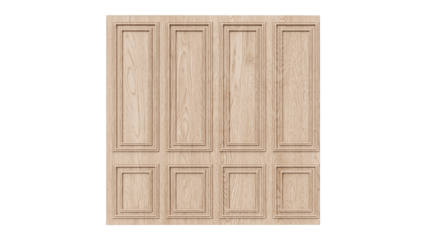 Blank  wooden wall panel Mockup	