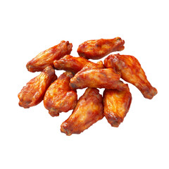 Delicious BBQ Chicken Wings Savory Snack Food Appetizer