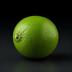 lime on black background