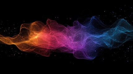 Fototapeta premium Vibrant spring backdrop with flowing colors blending in a mesmerizing dance of light and texture, perfect for creative projects or celebrations