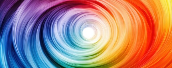 Fototapeta premium A mesmerizing vortex of colors and light, swirling and pulsating with energy.
