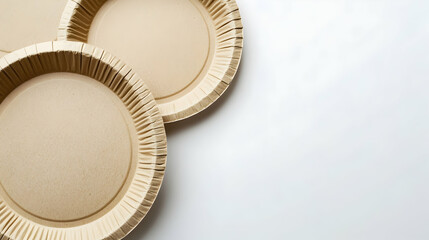 Eco-Friendly Disposable Paper Plates, disposable plates, biodegradable, compostable, sustainable, kraft paper
