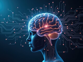 Exploration of neuromorphic computing through a digital representation of a brain and circuitry in a futuristic setting