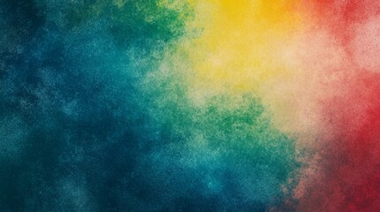 Fototapeta premium Colorful gradient, vibrant texture, teal green yellow red blend, abstract background
