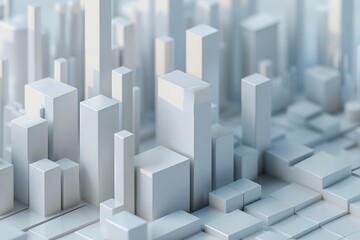 A chart of real estate growth apartment advertisement, Generative AI.