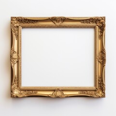 Vintage gold picture frame vintage art decorative