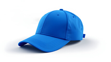 Blue baseball cap mockup showcasing multiple angles for custom logo designs