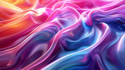 Obraz premium Abstract colorful wavy pattern.