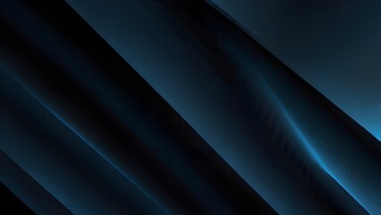 Fototapeta premium abstract blue and black are light pattern with the gradient is the with floor wall metal texture soft tech diagonal background black dark clean. Generative A