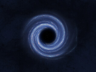 Galaxy. Black hole in the center of the Milky Way galaxy. Our galaxy, the Milky Way. Milky way galaxy with stars and wormhole in the universe. The elements of this image furnished by NASA.