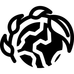 Ecology glyph icon