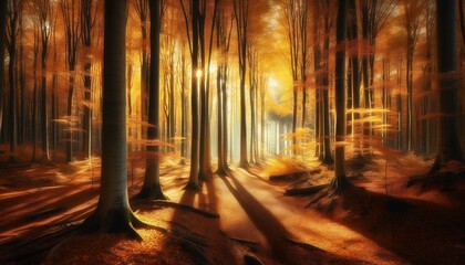 autumn in the forest