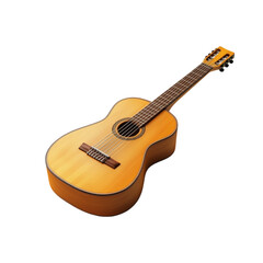 Obraz premium Classic Acoustic Guitar Musical Instrument Wooden Body Strings Sound Music