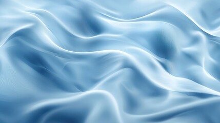 Fototapeta premium Abstract Blue Silk Fabric Texture Background Image