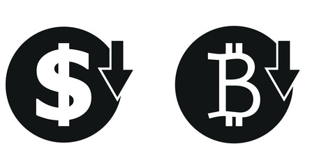 Line icons about currency exchange. Contains such icons as track exchange rate, dollar, euro, yen and pound symbol. Editable stroke Vector 