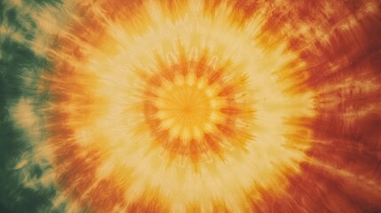 Vibrant Tie-Dye Pattern in Warm Tones