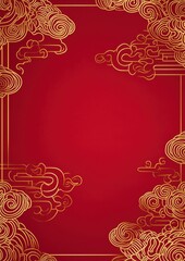 Traditional chinese new year celebration background backdrop wallpaper card