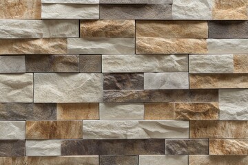 rich textures of a rustic stone wall