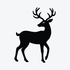 deer silhouette vector