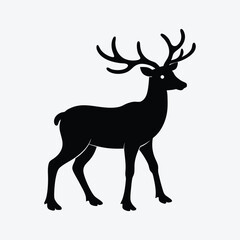 deer silhouette vector
