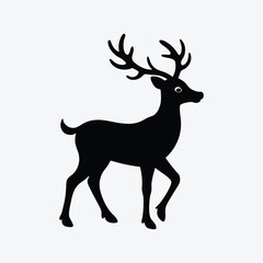 deer silhouette vector