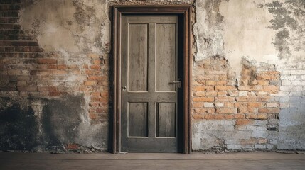Door under renovation for a DIY project.