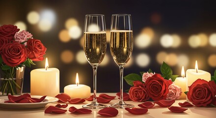 Valentine's Day anniversary celebration