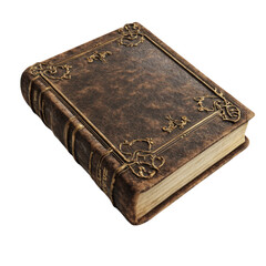 Antique Book Brown Leather Gold Detailing Old Book Aged Book Classic Book Vintage Book