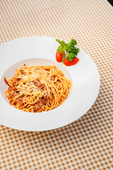 Pasta with sauces and fillings