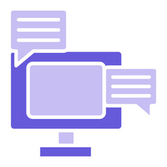Desktop Messaging Icon