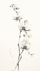 Blossom flower orchid plant