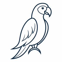 illustration of a parrot