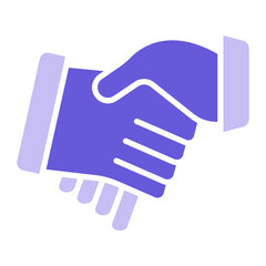 Obraz premium Deceptive Handshake Icon