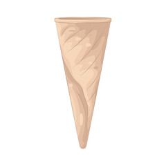 Illustration of ice cream cone