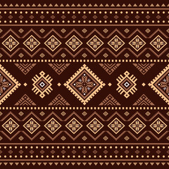 Southwest Aztec geometric Native American Mexican Navajo tribal ethnic boho indian texture ornament seamless pattern fabric colorful design vector for woven textile printing blanket rug carpet fashion