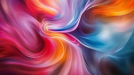 abstract blurred background with vibrant gradient colors, soft and smooth, high detail, warm and inviting, dynamic and elegant modern design