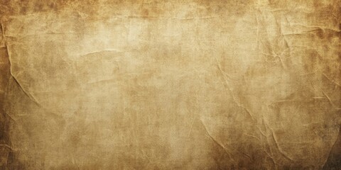 Obraz premium Textured vintage aged paper background in warm browns with a subtle creased surface ideal for invitations and rustic design projects
