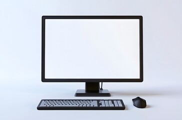 Fototapeta premium lcd monitor with blank screen